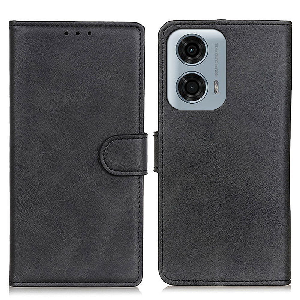 Leather Case for Motorola Moto G04 4G / G24 4G Shell Wallet Cowhide Texture Phone Cover Leather Case for Motorola Moto G04 4G / G24 4G Shell Wallet Cowhide Texture Phone Cover